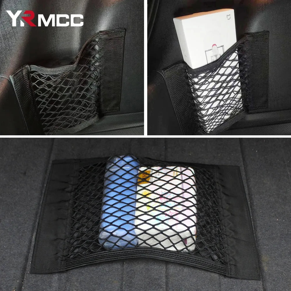 Auto Rücksitz Organizer - Universelle Auto Aufbewahrungstasche mit Elastischer Schnur