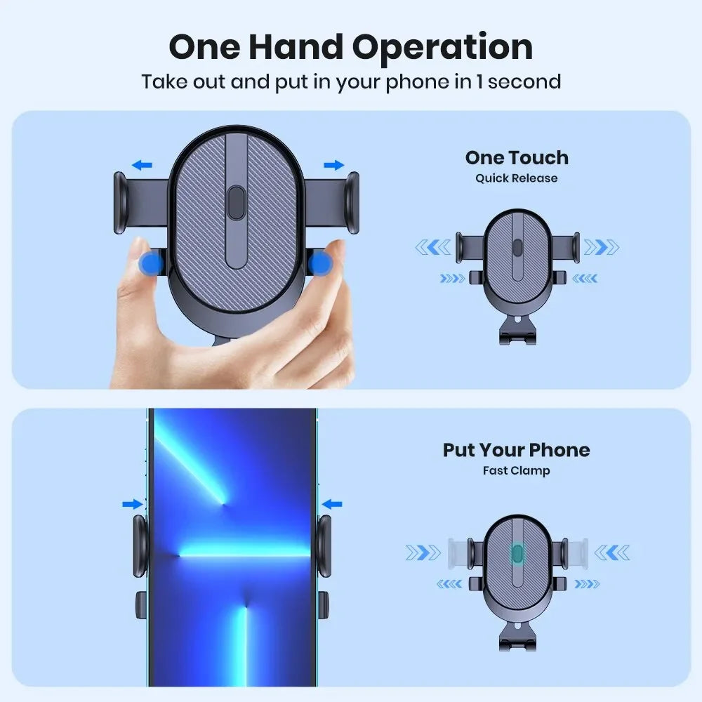 Auto Handyhalter für Lüftungsschlitz - Gravity Sensor Handyhalter aus Metall