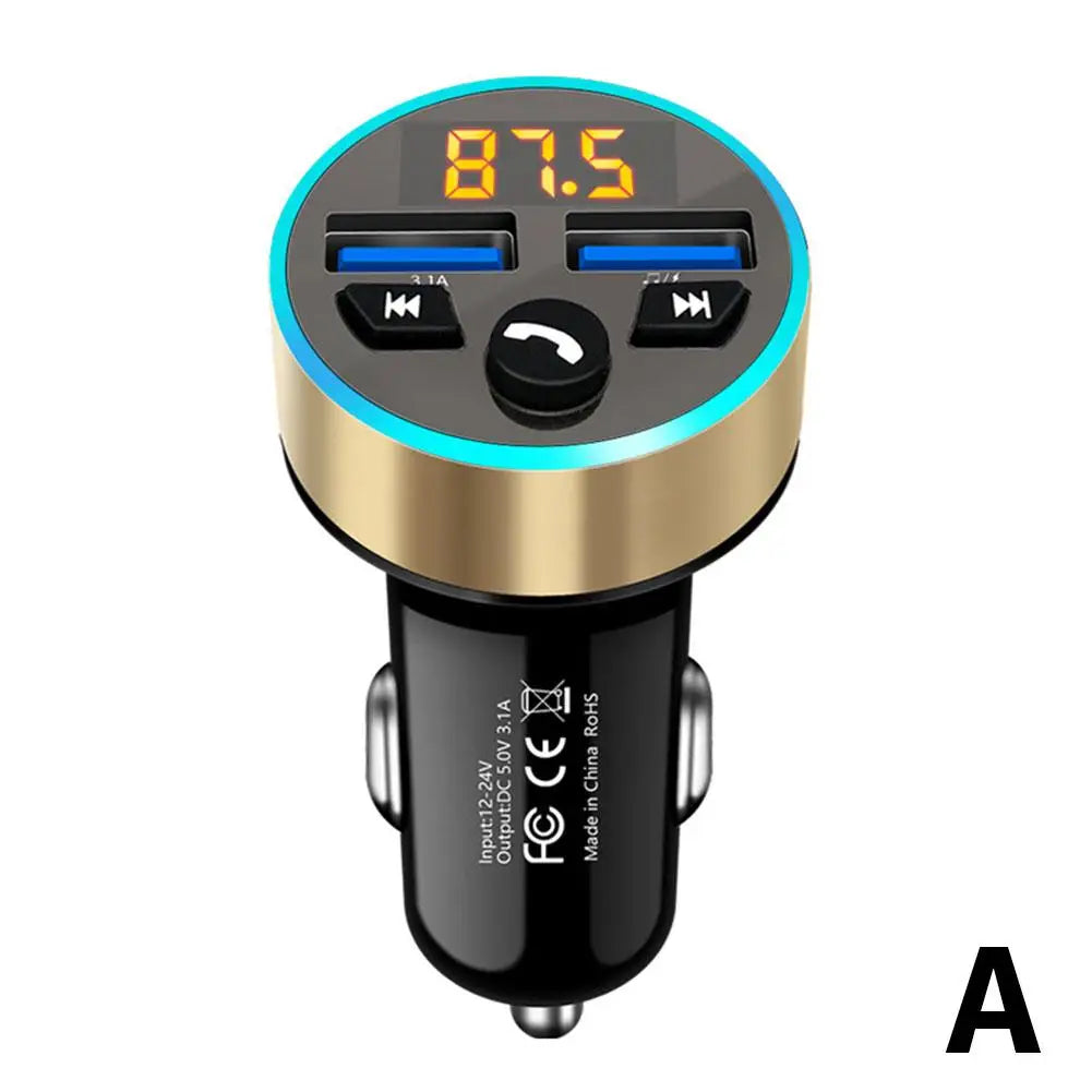 FM Transmitter Modulator - Bluetooth 5.0 Auto FM Transmitter mit USB & MP3-Player