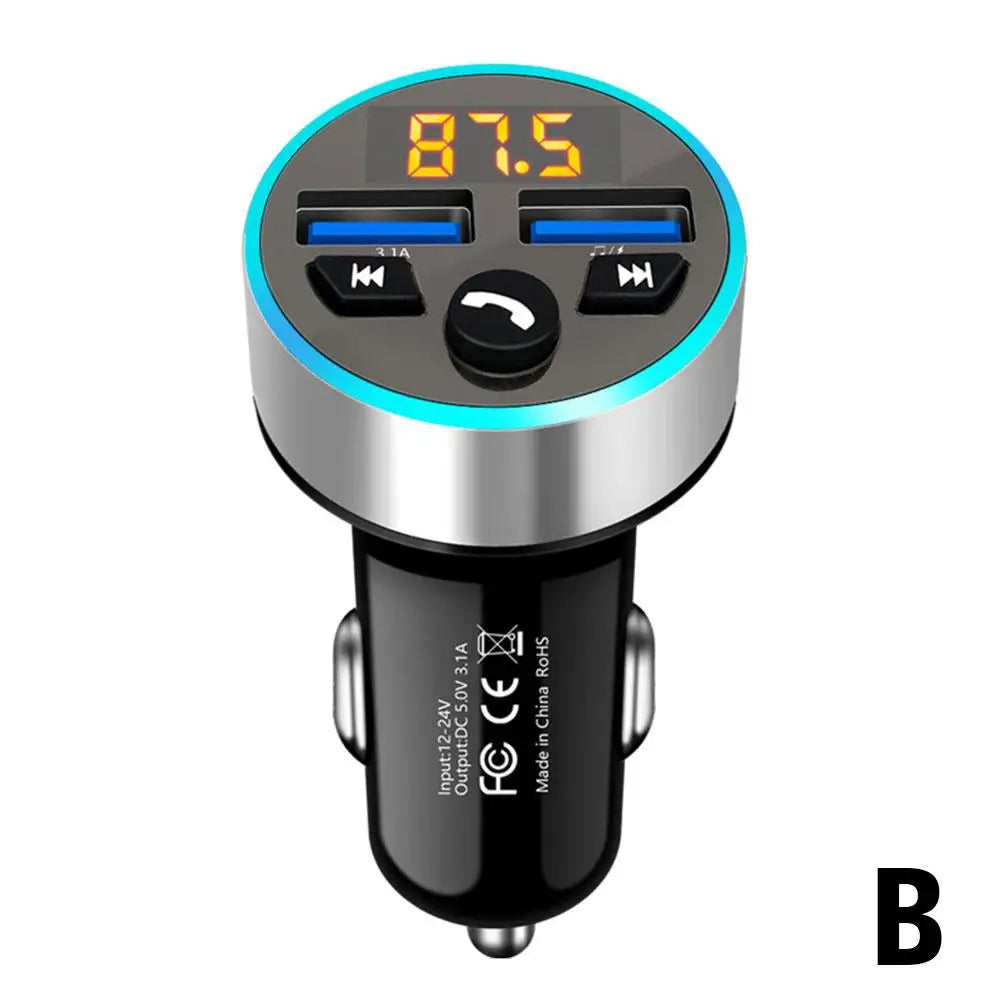 FM Transmitter Modulator - Bluetooth 5.0 Auto FM Transmitter mit USB & MP3-Player