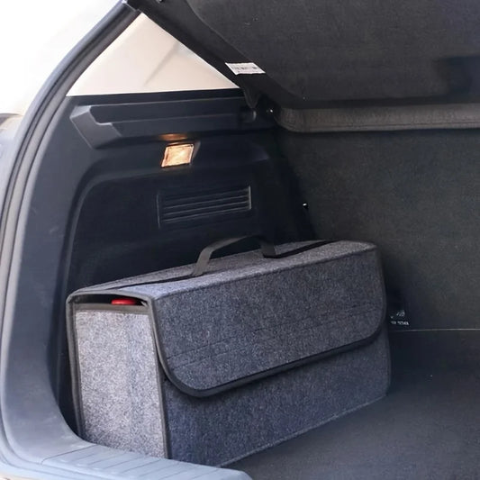 Anti-Rutsch Kofferraum Organizer - Weiche Filz-Aufbewahrungsbox für Auto