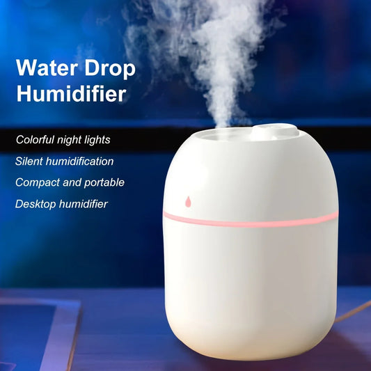 Tragbarer Mini-Luftbefeuchter & Aroma Diffusor – 220 ml, USB, leiser Betrieb