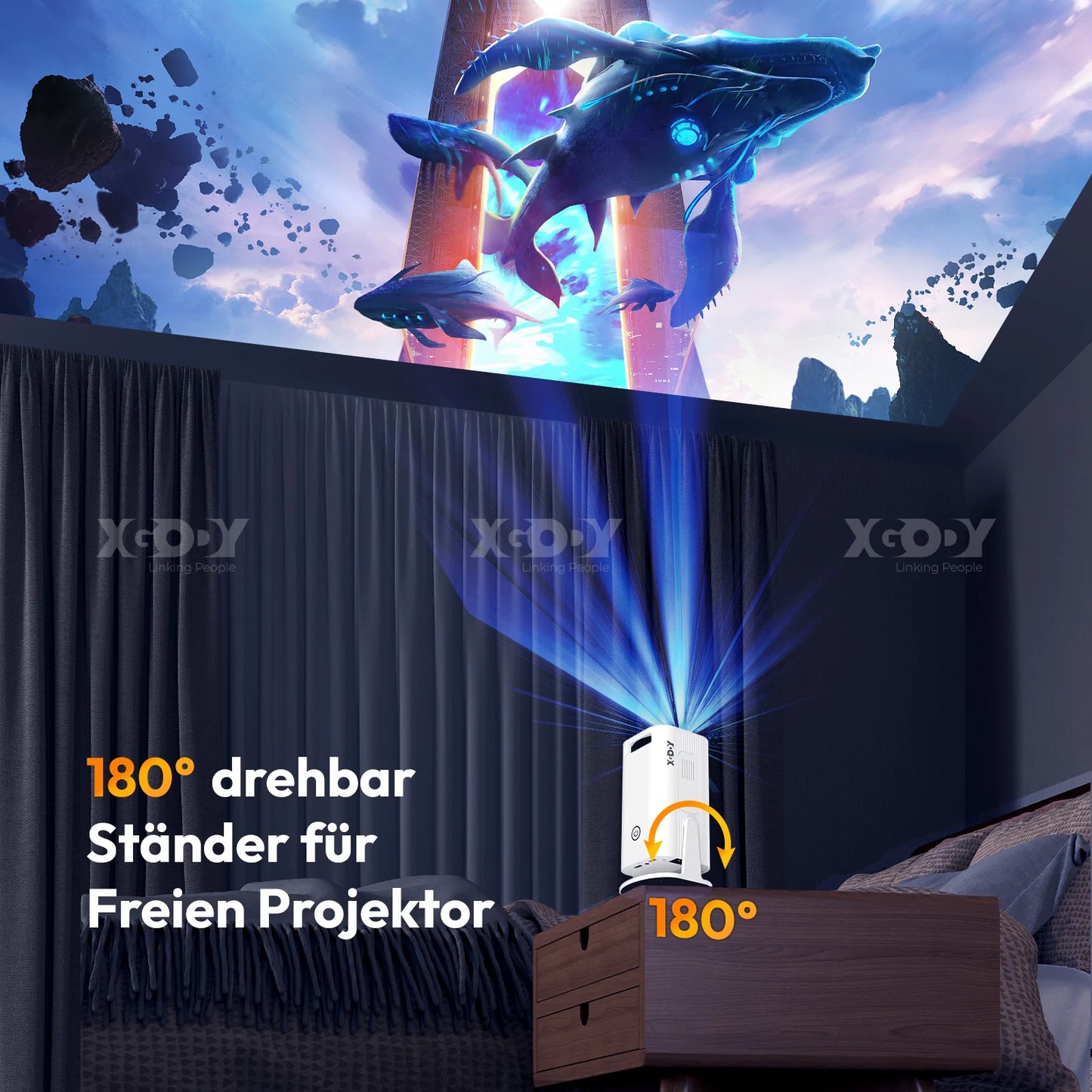 Tragbarer Mini-Projektor – Ihr Kino für unterwegs