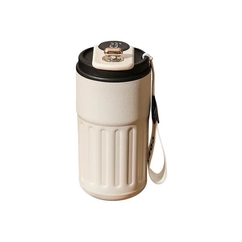 Smarte Thermosflasche mit Temperaturanzeige – 450 ml Edelstahl Isolierbecher
