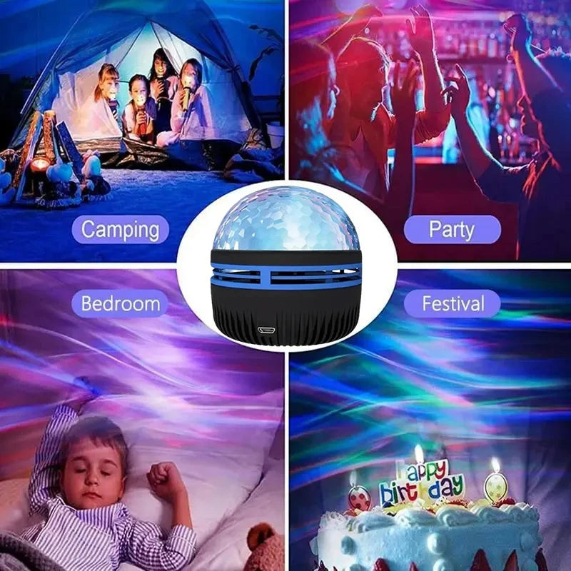 Aurora RGB Projektor Nachtlicht mit Fernbedienung – Nordlichter für dein Zuhause