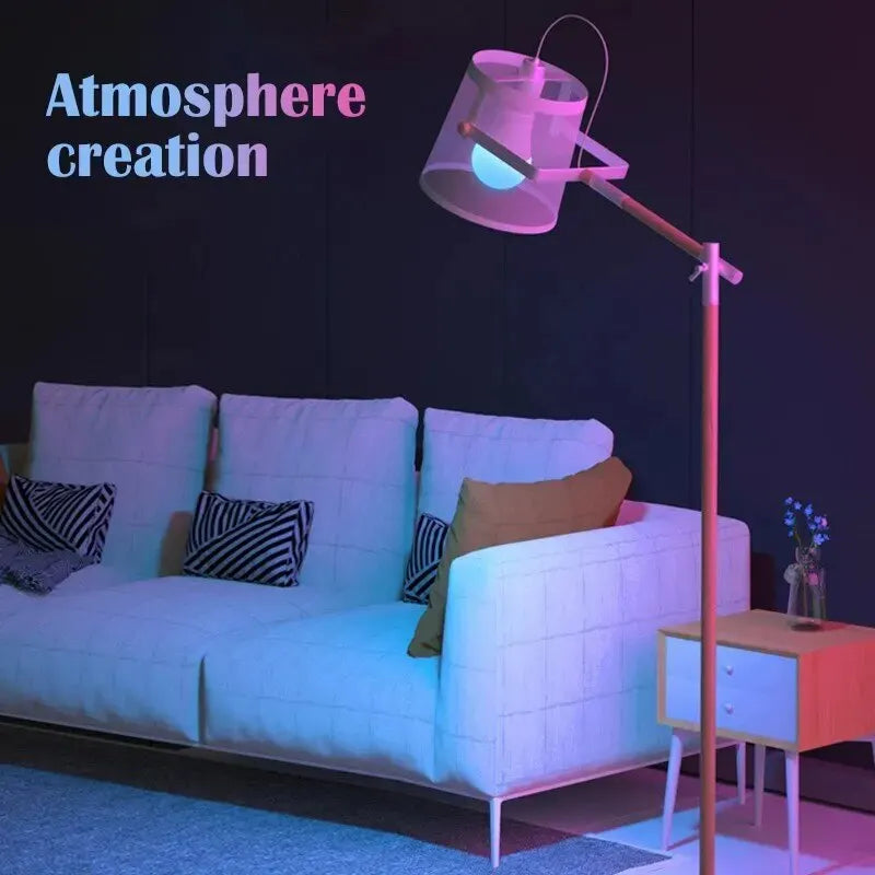 RGB LED Glühbirne mit Fernbedienung – 16 Farben, E27 Fassung, dimmbar