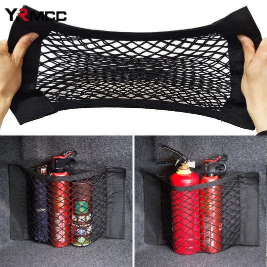 Auto Rücksitz Organizer - Universelle Auto Aufbewahrungstasche mit Elastischer Schnur